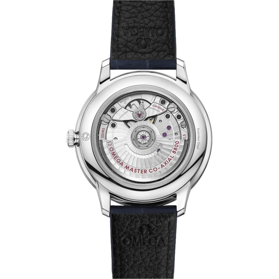 De Ville Prestige 40mm - Blue on Leather Strap - Image 4
