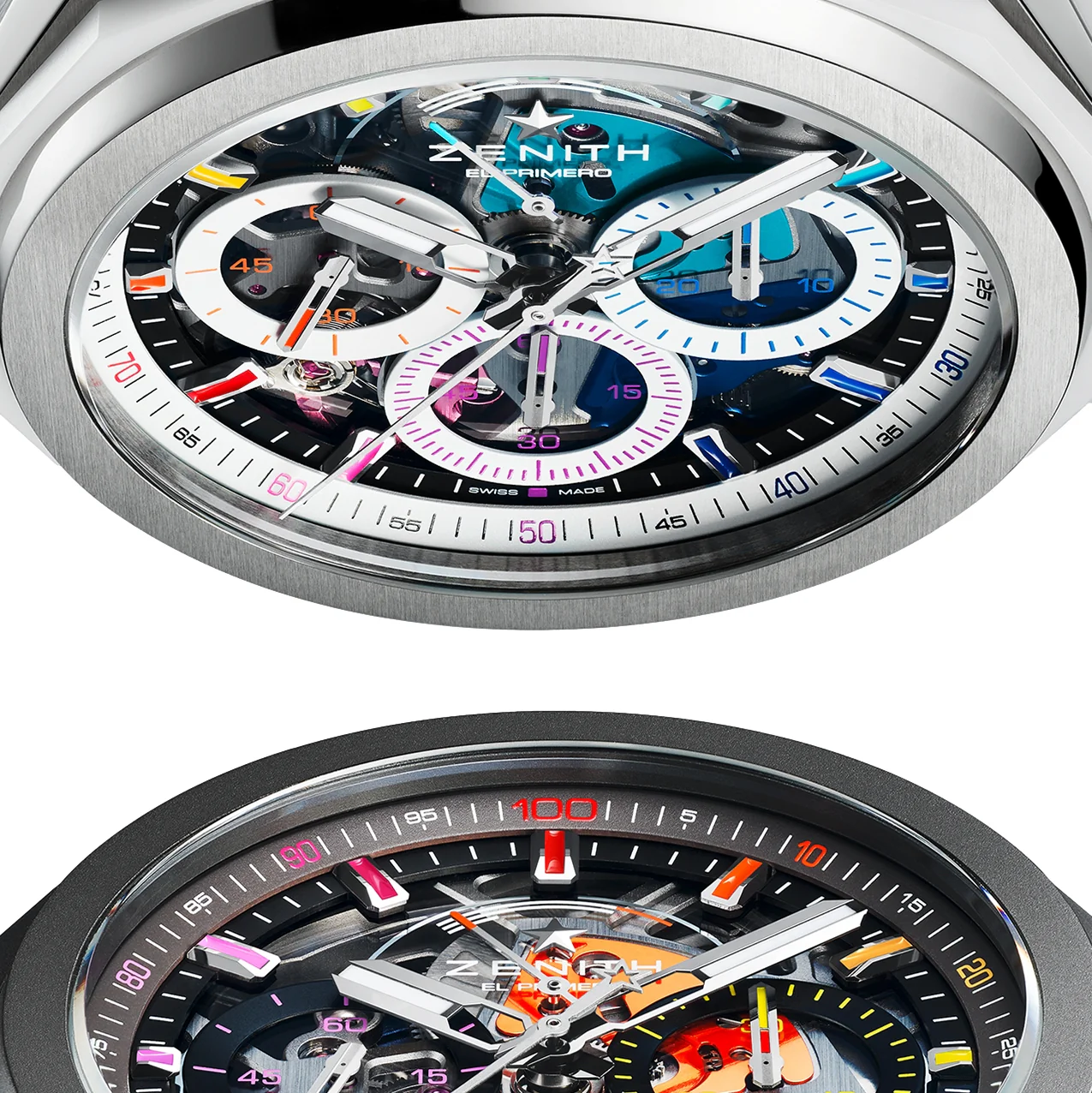 Defy Extreme Chroma Limited Edition 45mm - White on Rubber Strap - Image 5