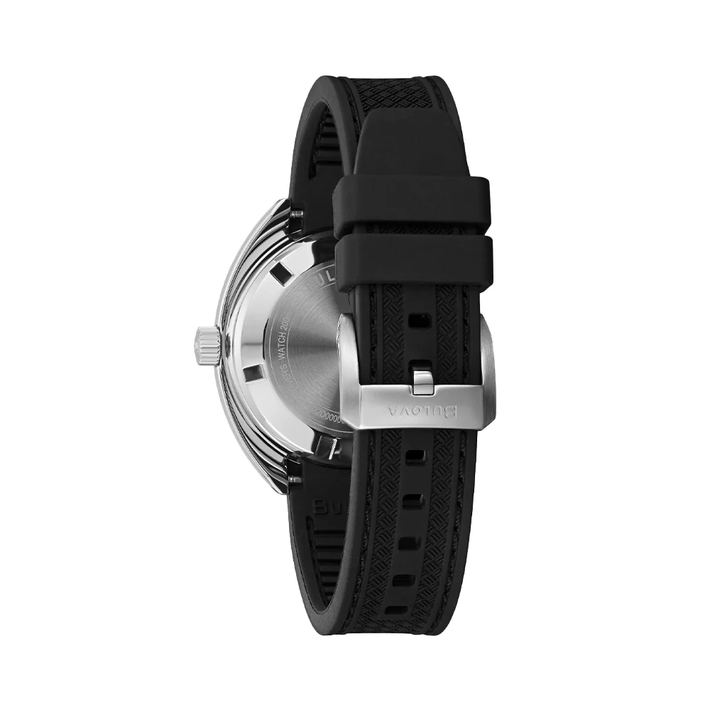 Devil Diver 41mm - Orange Rubber Strap - Image 4