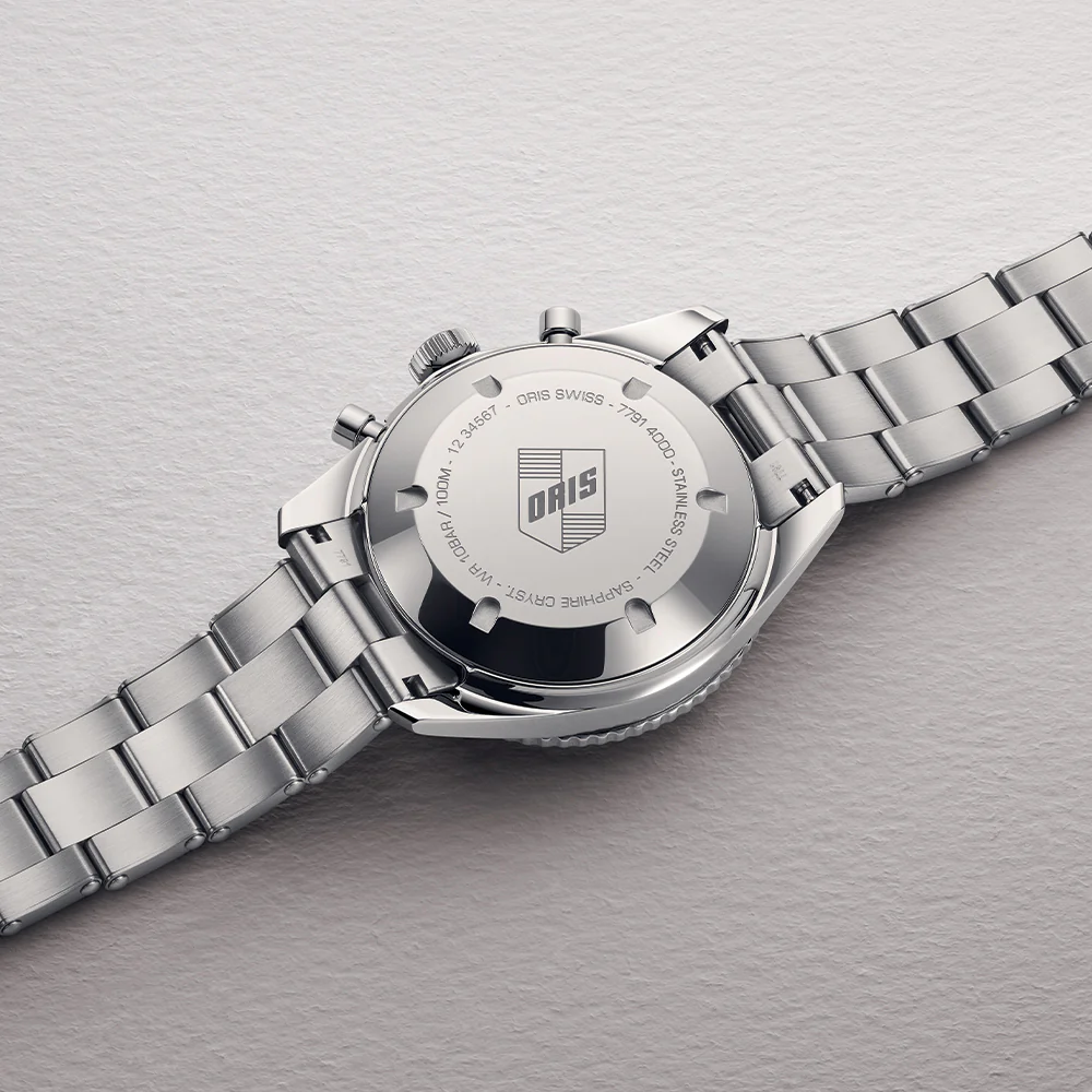 Divers Sixty-Five Chronograph 40mm - Silver on Bracelet - Image 4