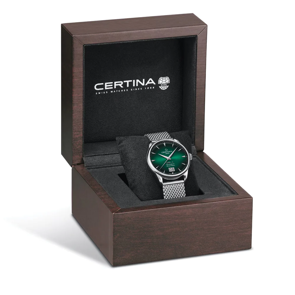 DS-1 Big Date Special Edition 41mm - Green on Bracelet - Image 9