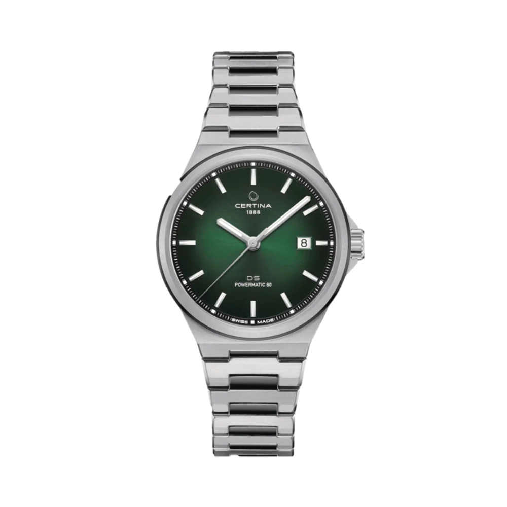 DS-7 Powermatic 80 39mm - Green on Bracelet