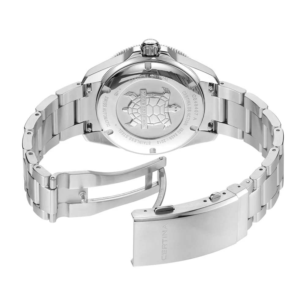 DS Action Diver "New DS Concept Extreme Shock Resistance" 40.5mm - White on Bracelet - Image 6
