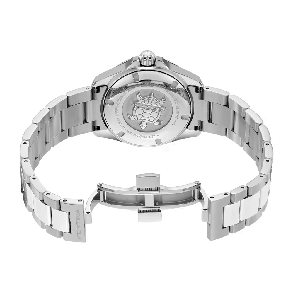 DS Action Powermatic 80 34.5mm - Black on Bracelet - Image 4