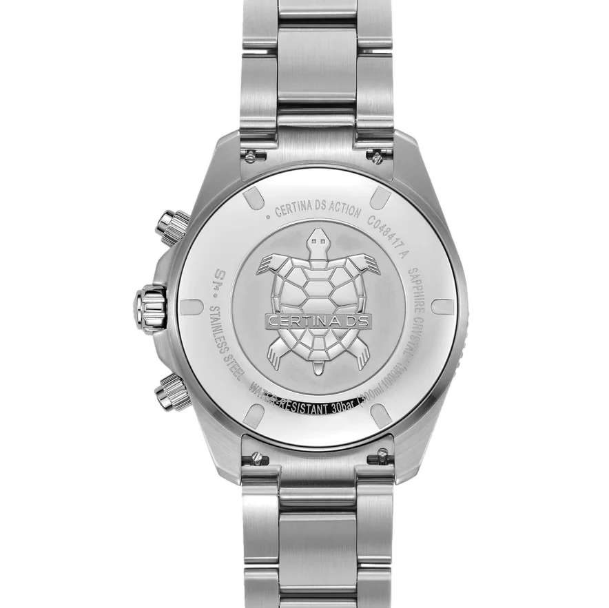 DS Action Quartz Chrono 42mm - Black on Bracelet - Image 3