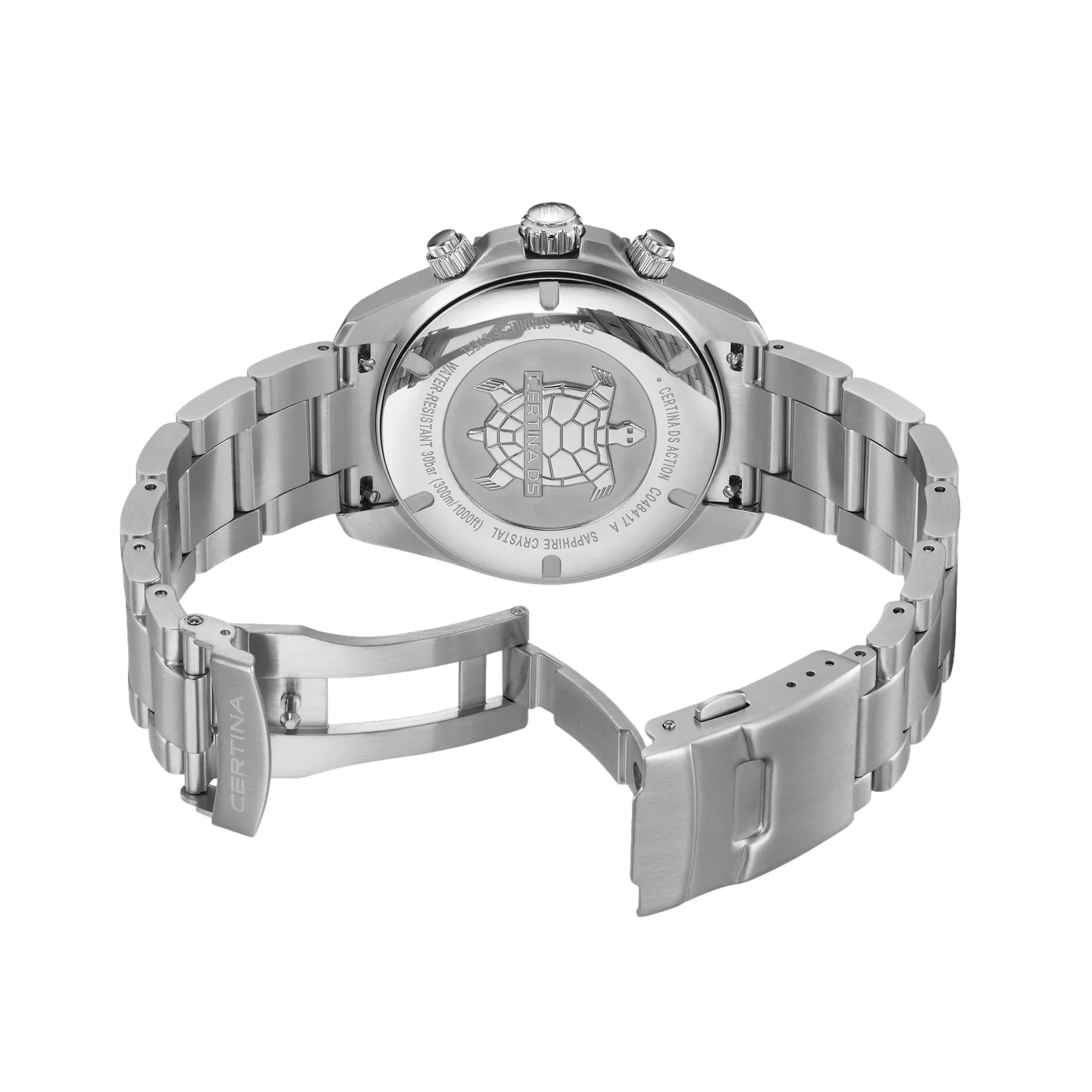 DS Action Quartz Chrono 42mm - Black on Bracelet - Image 4