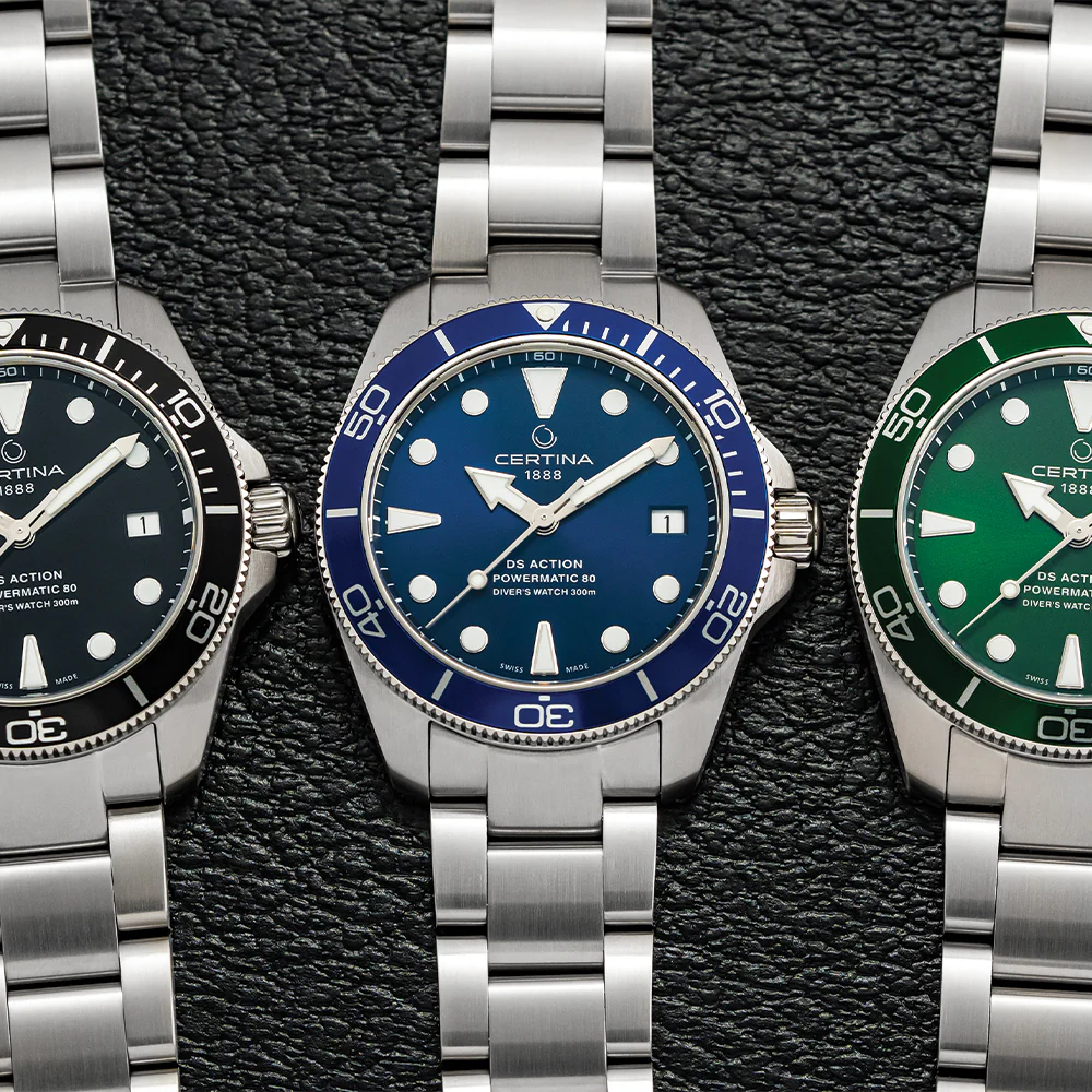 DS Action Diver Powermatic 80 38mm - Blue on Bracelet - Image 5