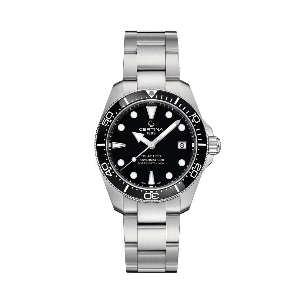 DS Action Diver New DS Concept Extreme Shock Resistance 38mm – Black on Bracelet