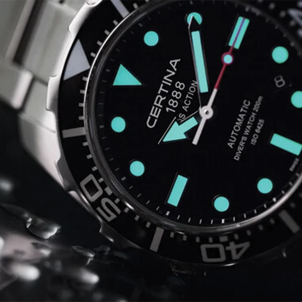DS Action Diver New DS Concept Extreme Shock Resistance 38mm – Black on Bracelet - Image 3