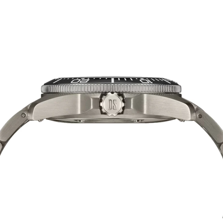DS Action Diver “New DS Concept Extreme Shock Resistance” Titanium 38mm - Black, Pink Accents on Bracelet - Image 8