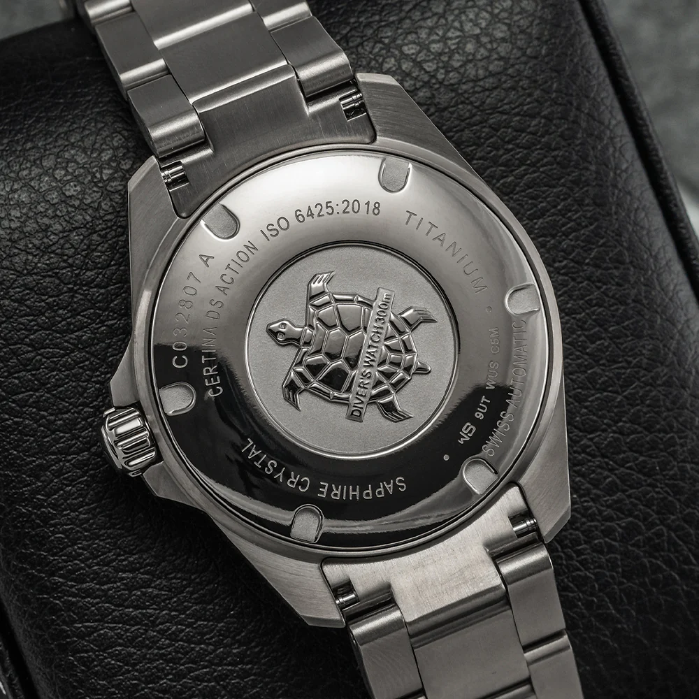 DS Action Diver Powermatic 80 Titanium 38mm - Grey on Bracelet - Image 6