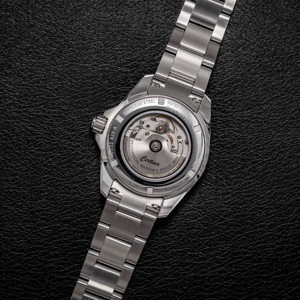 DS Action GMT Powermatic 80 41mm - Black on Bracelet - Image 5