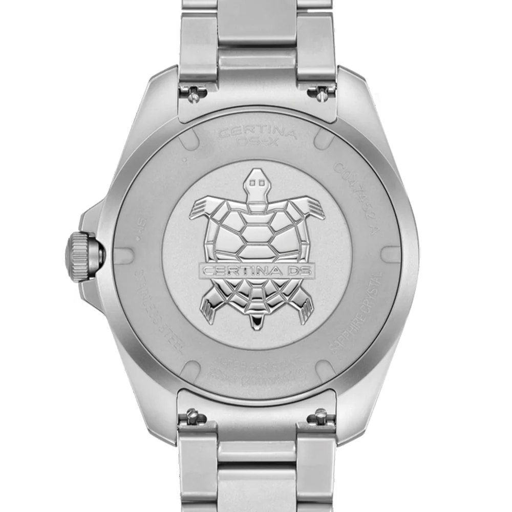 DS-X “New DS Concept Extreme Shock Resistance” GMT Quartz 41mm - Grey w/ Red Bezel on Bracelet - Image 2