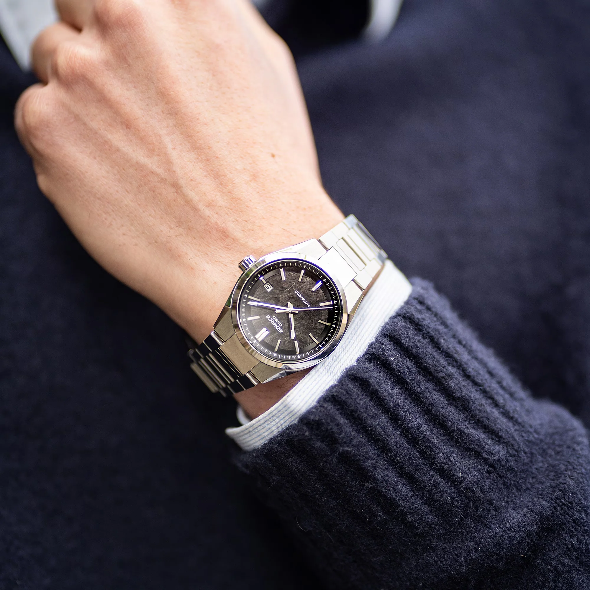 Edifice Automatic 38mm - Black - Image 3