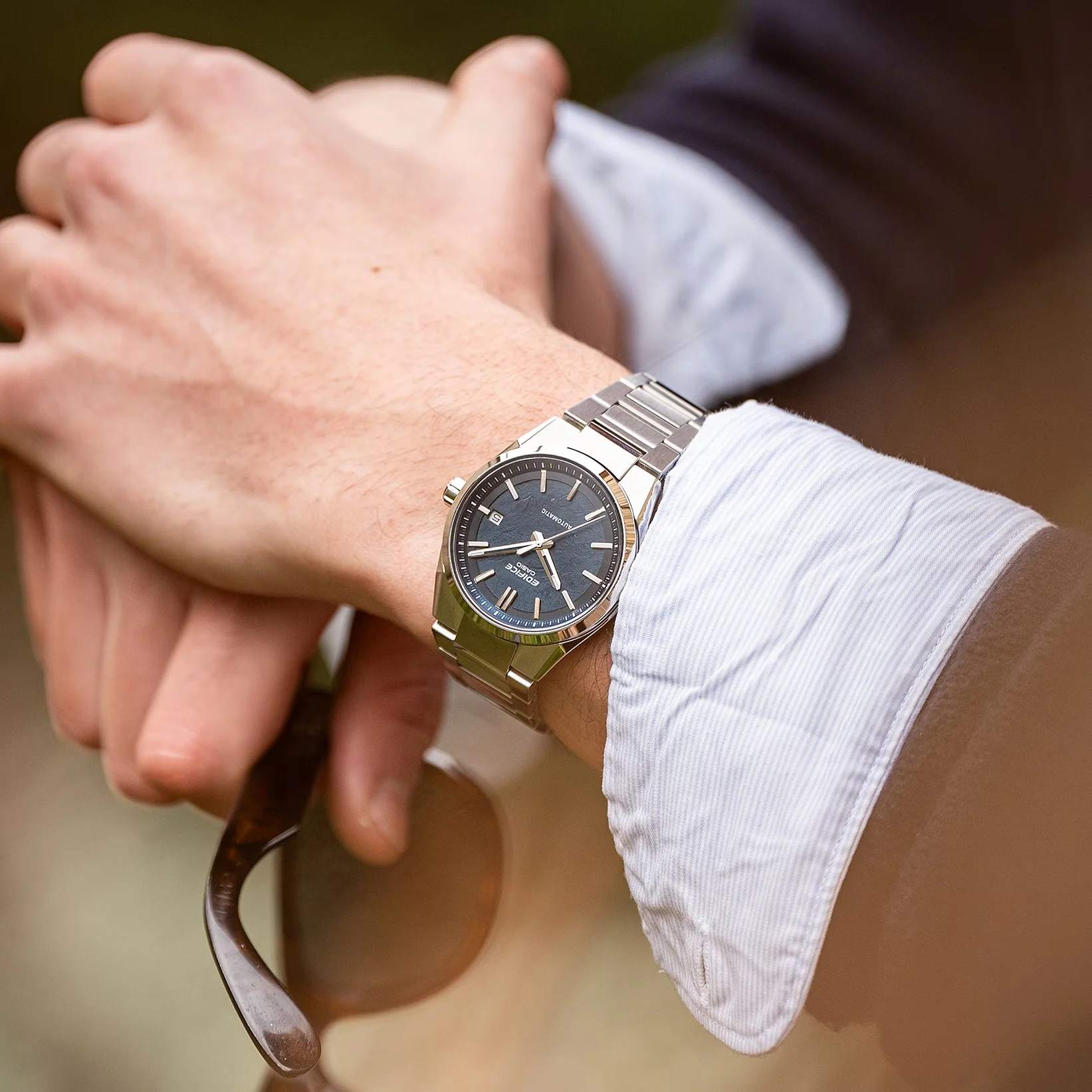 Edifice Automatic 38mm - Blue - Image 3