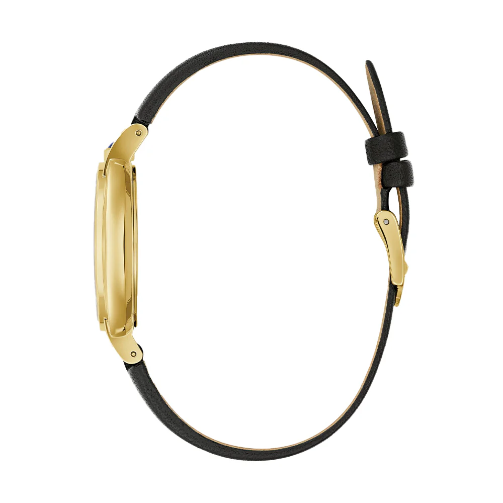 Special Edition Apollo 'Ella' Rubaiyat Gold-Tone 28.8mm - White on Leather Strap - Image 4