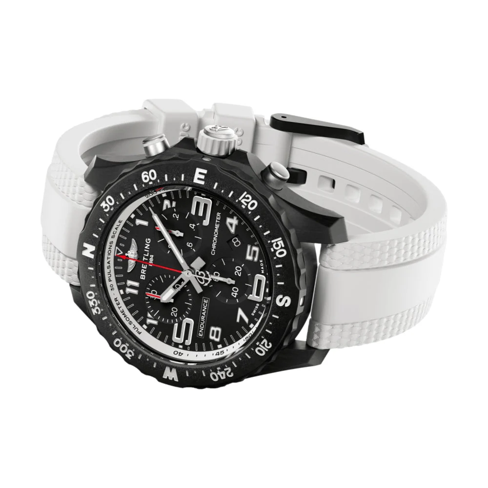 Endurance Pro 38mm - White on Rubber Strap - Image 3