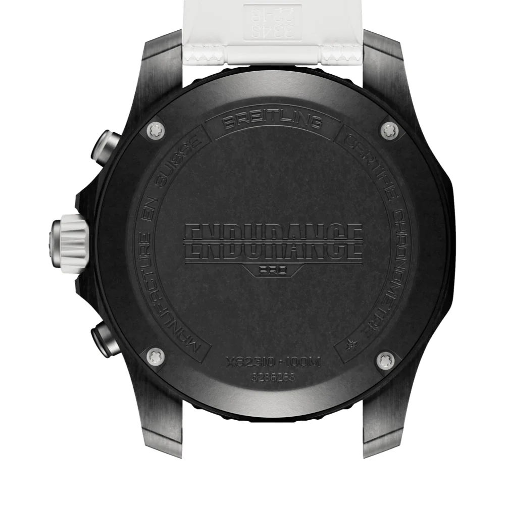 Endurance Pro Breitlight® 44mm- Black on White Rubber Strap - Image 4