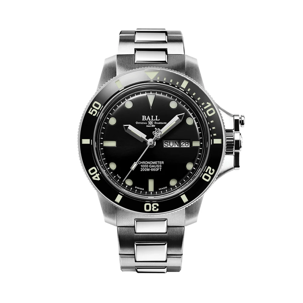 Engineer Hydrocarbon Original 43mm - Black on Bracelet