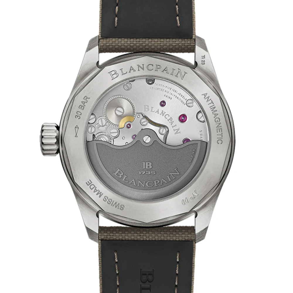 Fifty Fathoms Bathyscaphe Titanium 43mm - Anthracite on Sail-Canvas Strap - Image 3