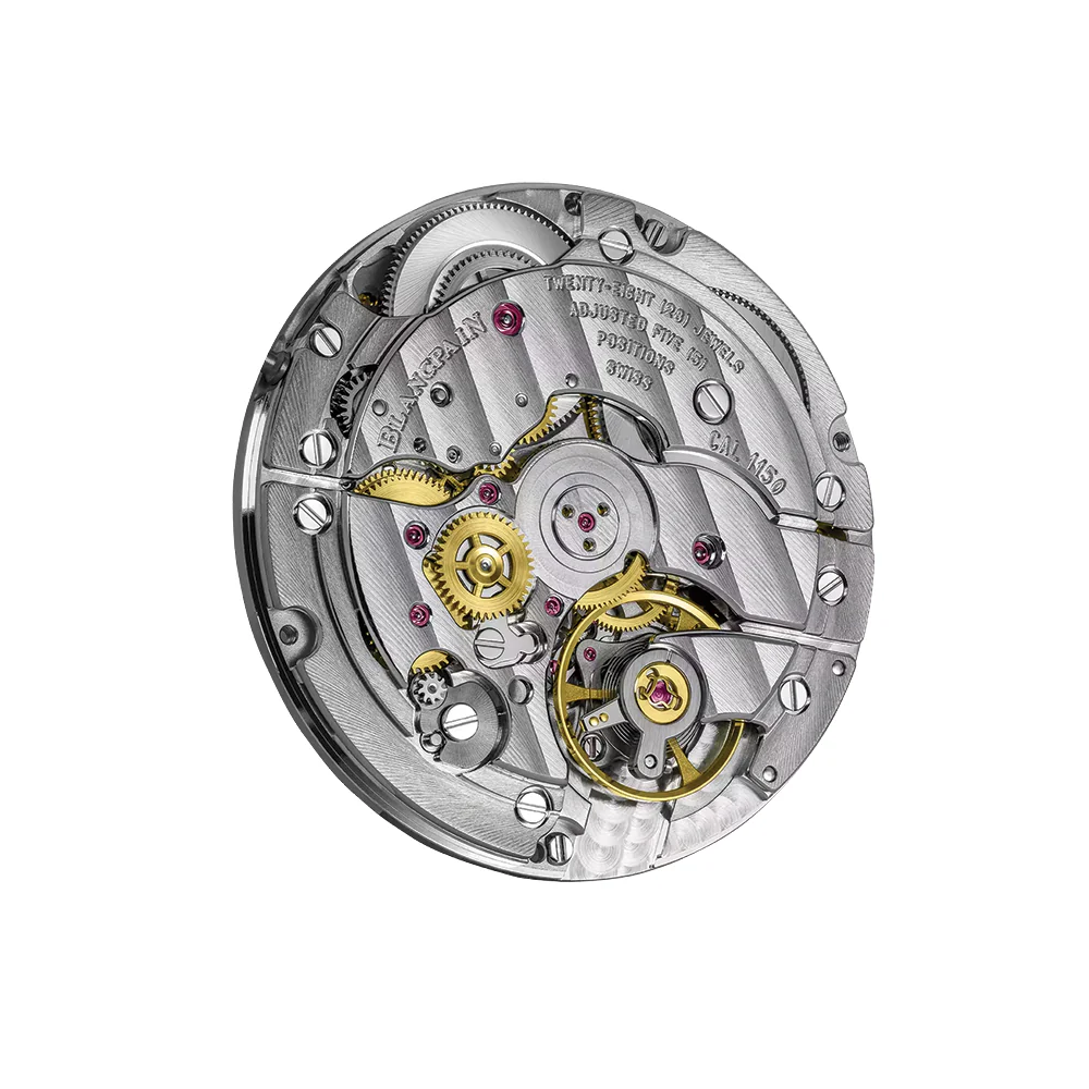 Fifty Fathoms Brushed Titanium 38.2mm - Blue on Rubber Strap - Image 3
