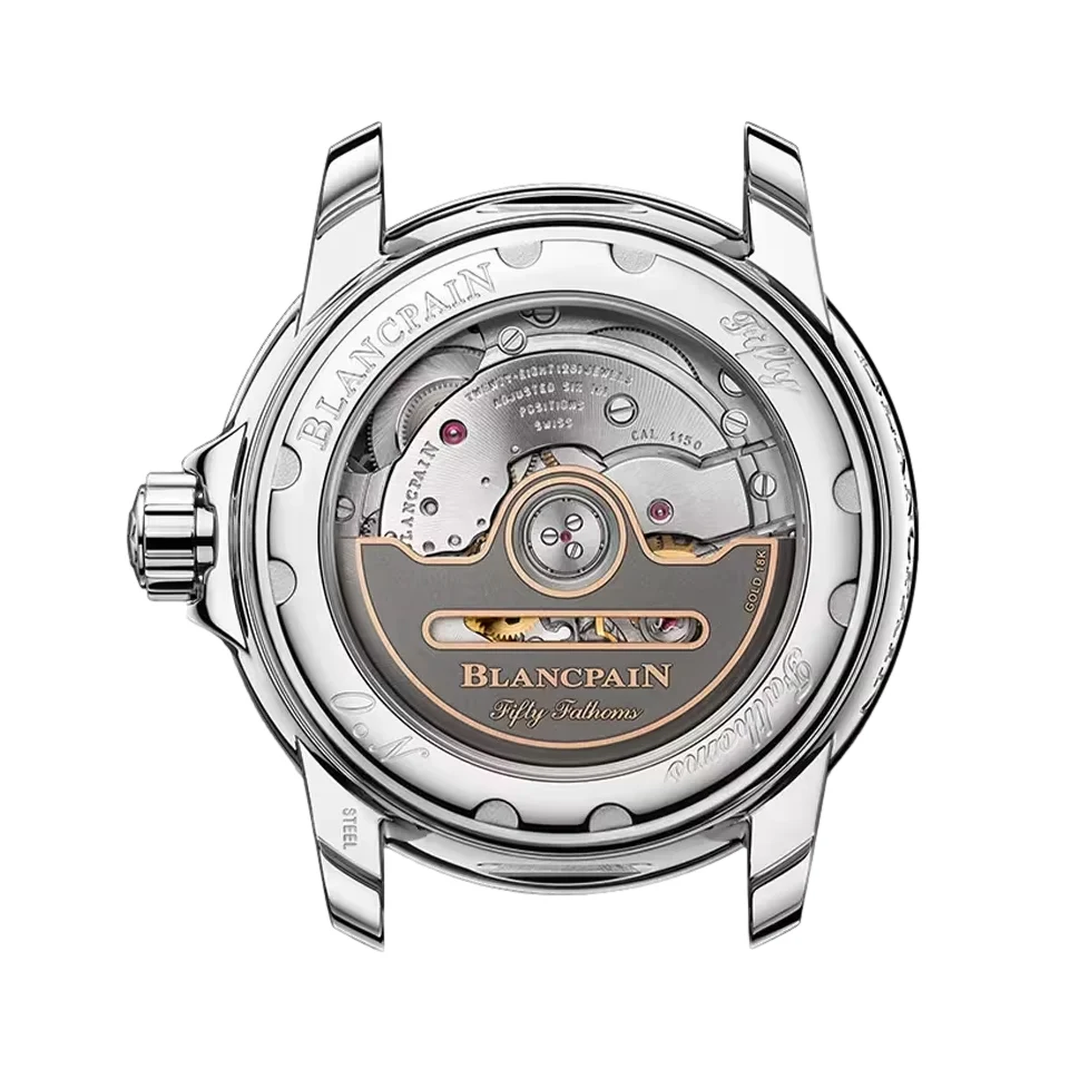 Fifty Fathoms Stainless Steel 38mm - Black on Bracelet - Image 6