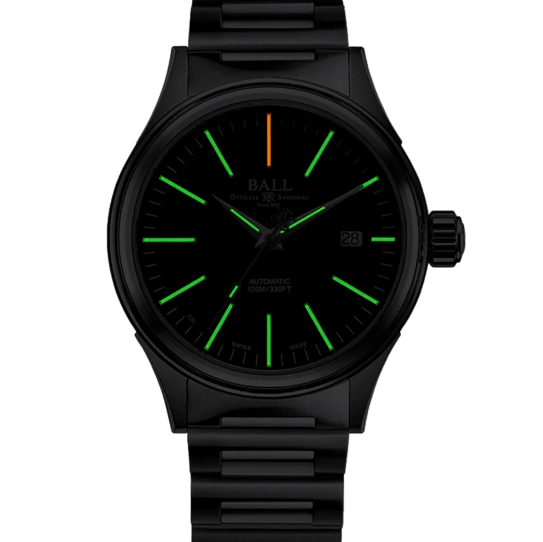 Fireman Enterprise 40mm - Black on Bracelet - Image 2