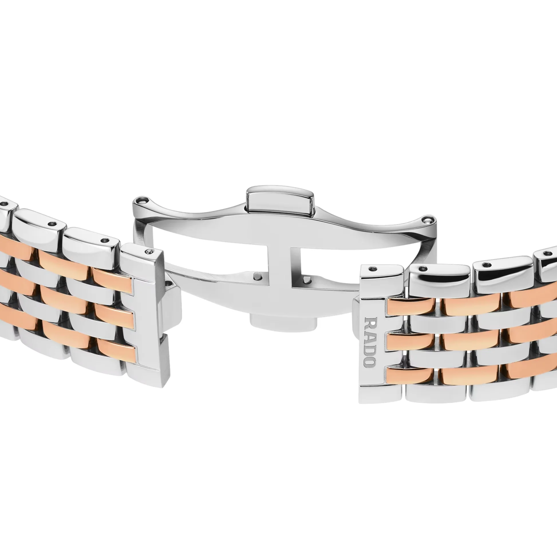 Florence Automatic Bi-Color Rose Gold and Steel 39mm - Champagne on Bracelet - Image 5