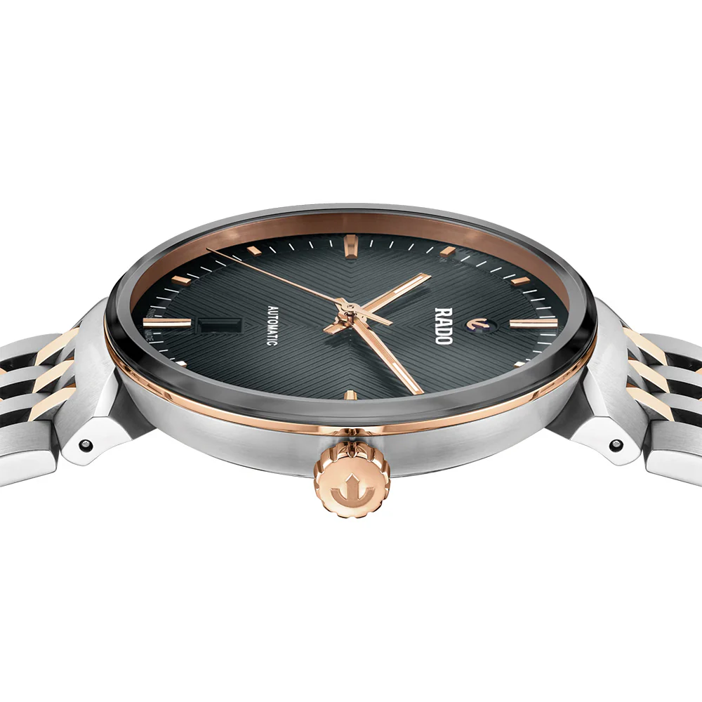 Florence Automatic Two-Tone 39mm - Black on Bracelet - Image 4