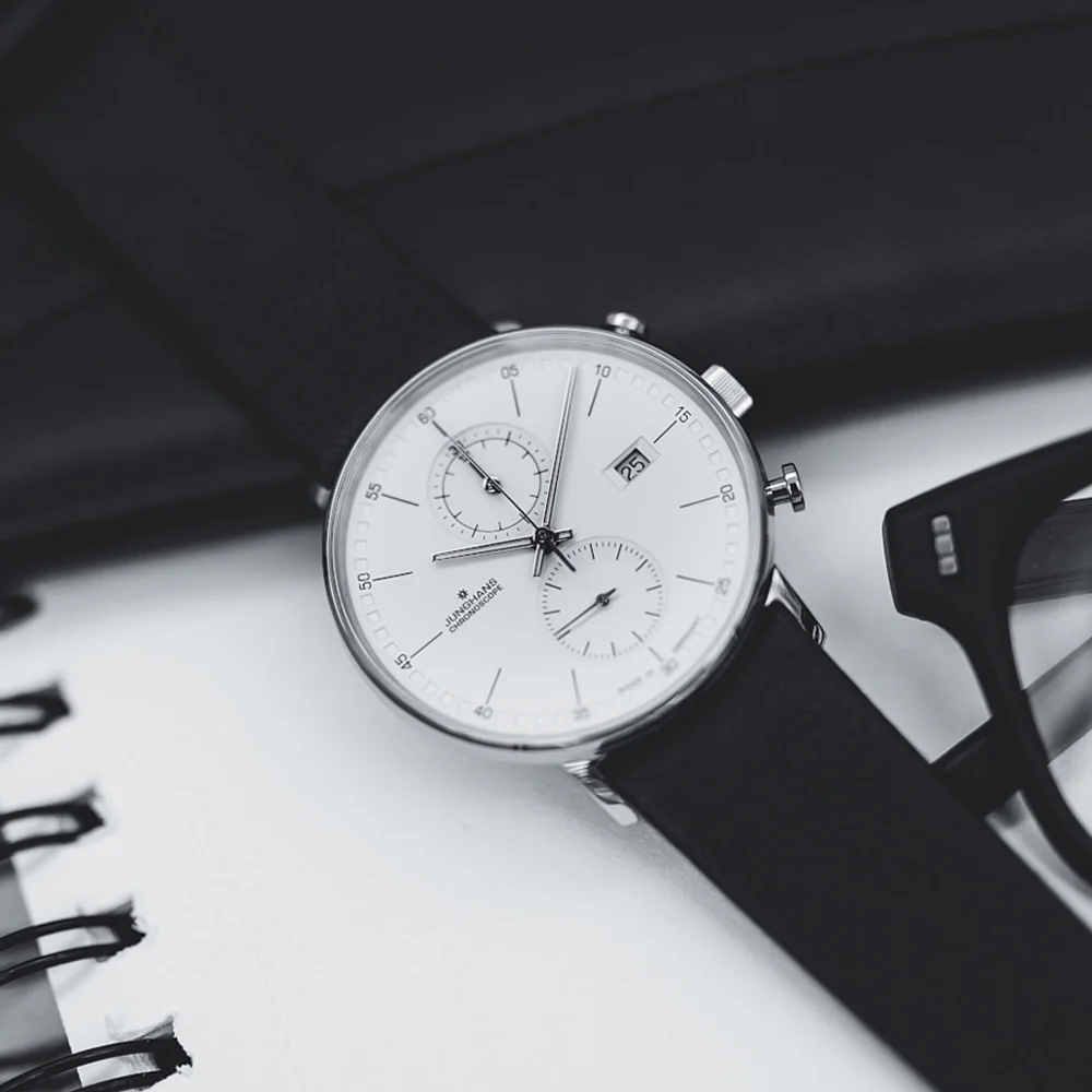 FORM C 40mm - White on Leather Strap - Image 2