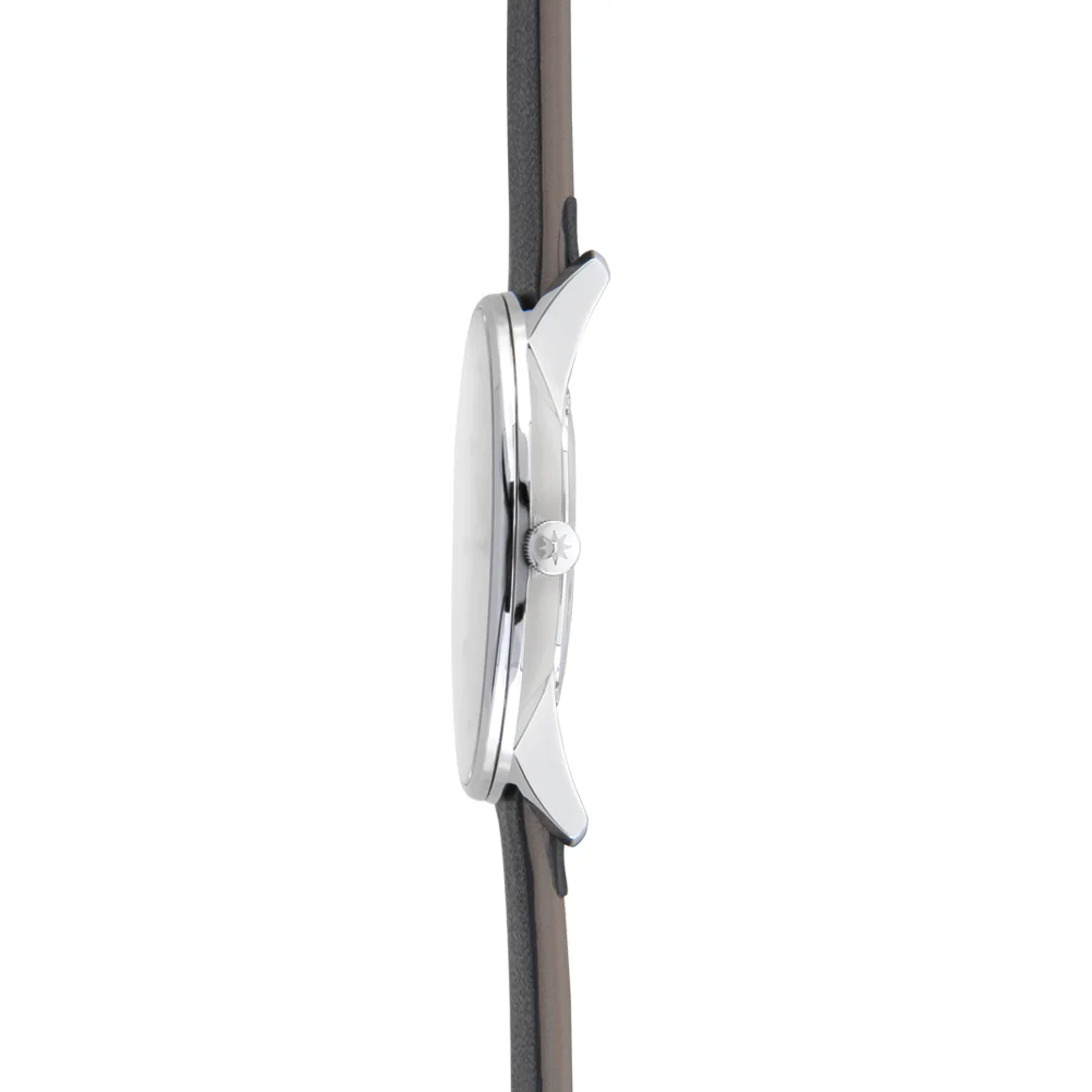 FORM Quartz 39.3mm - Silver on Leather Strap - Image 3