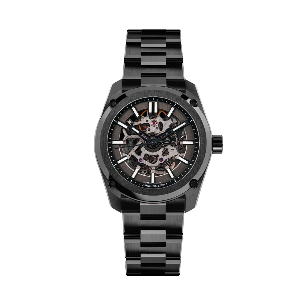 Essence Ceramica Skeleton COSC 41mm - Stradale on Bracelet
