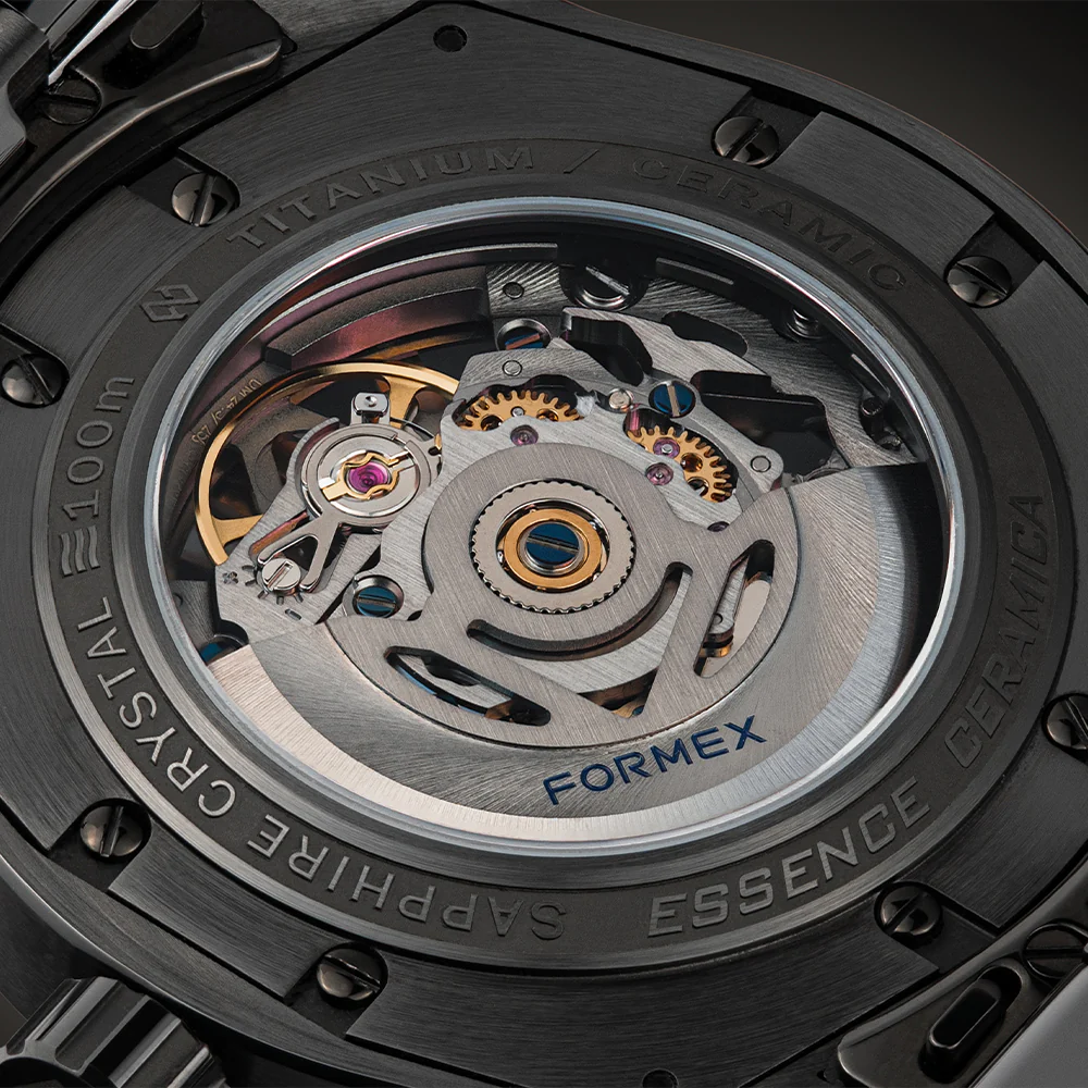 Essence Ceramica Skeleton COSC 41mm - Stradale on Bracelet - Image 4