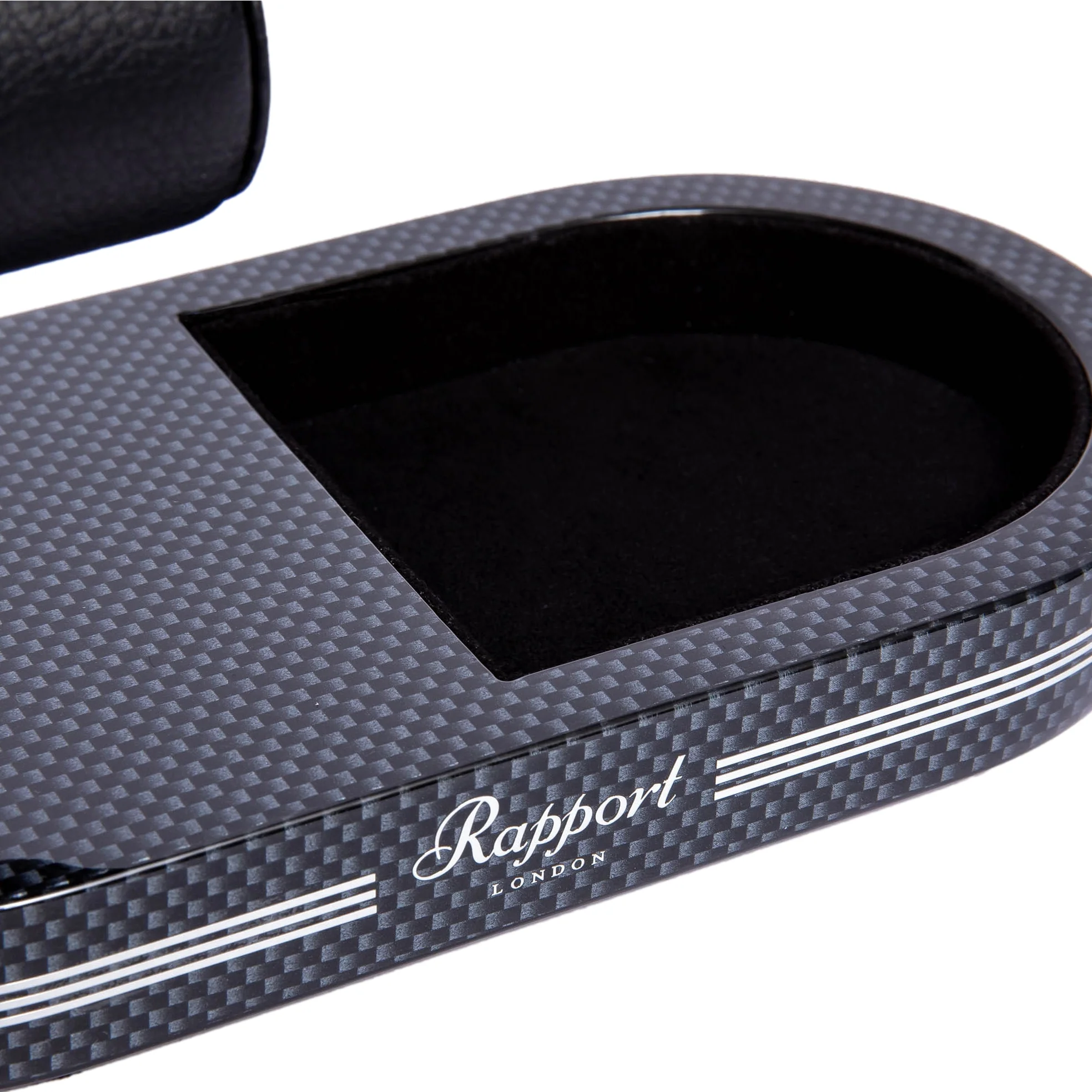 Formula Watch Stand with Tray - Carbon Fiber Finish - Image 5