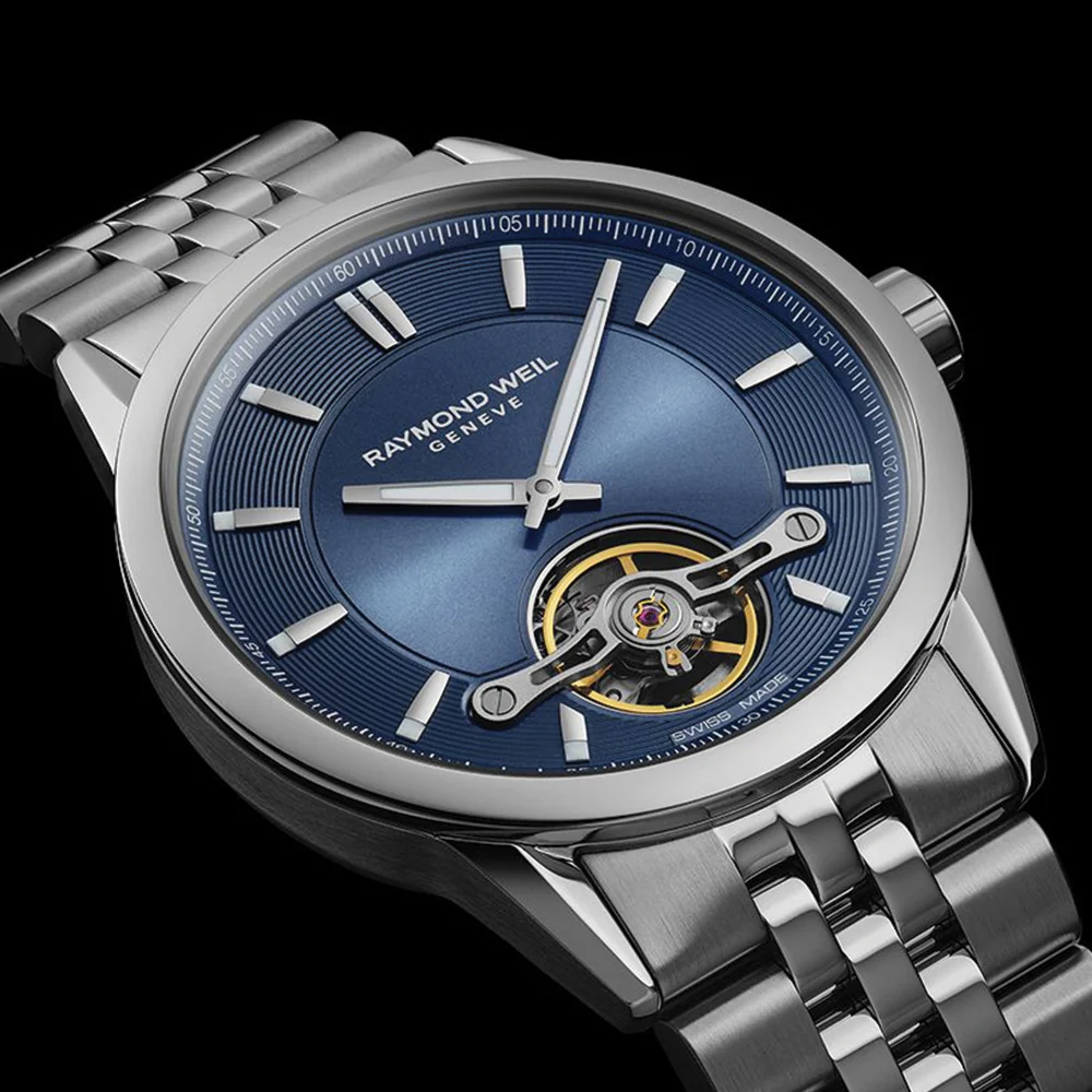 Freelancer Automatic 42.5mm - Blue on Bracelet - Image 2