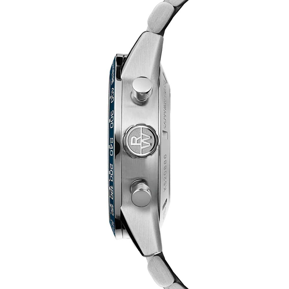 Freelancer Automatic Chronograph Ceramic Bezel 43.5mm - Blue on Bracelet - Image 3
