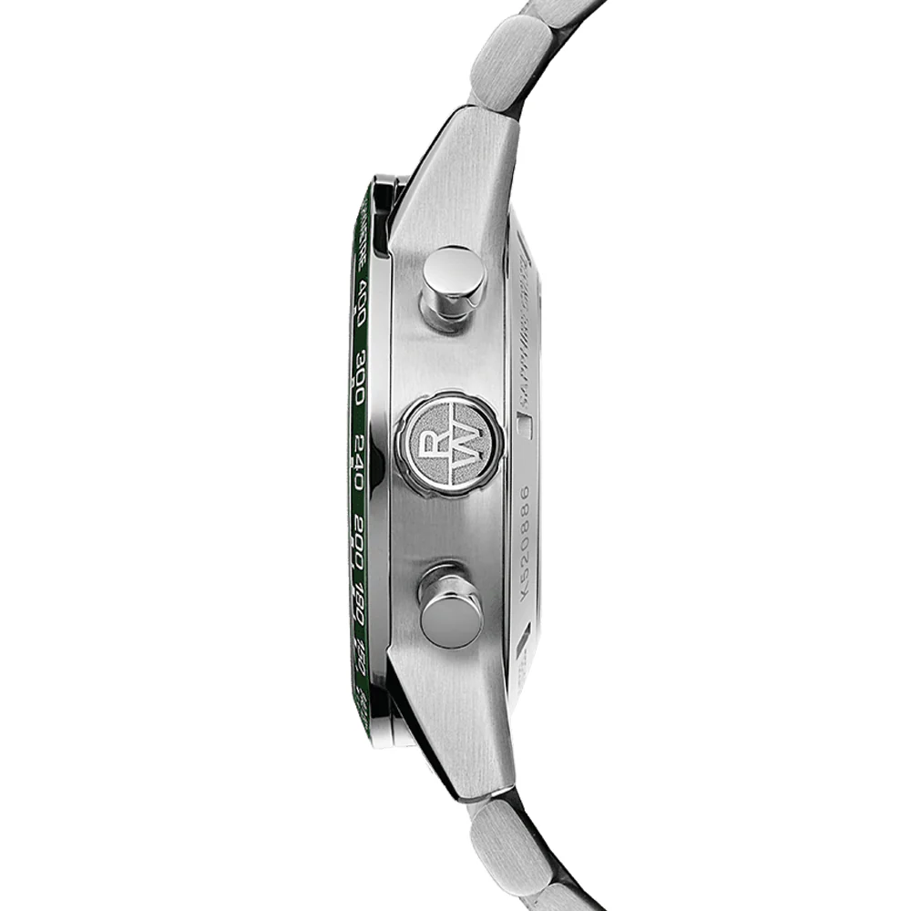 Freelancer Automatic Chronograph Ceramic Bezel 43.5mm - Green on Bracelet - Image 3