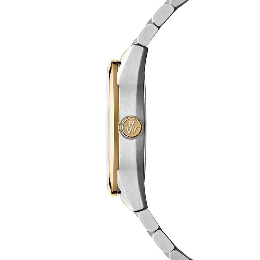 Freelancer Automatic Two-Tone Yellow Gold and Steel 42.5mm - Silver on Bracelet - Image 4