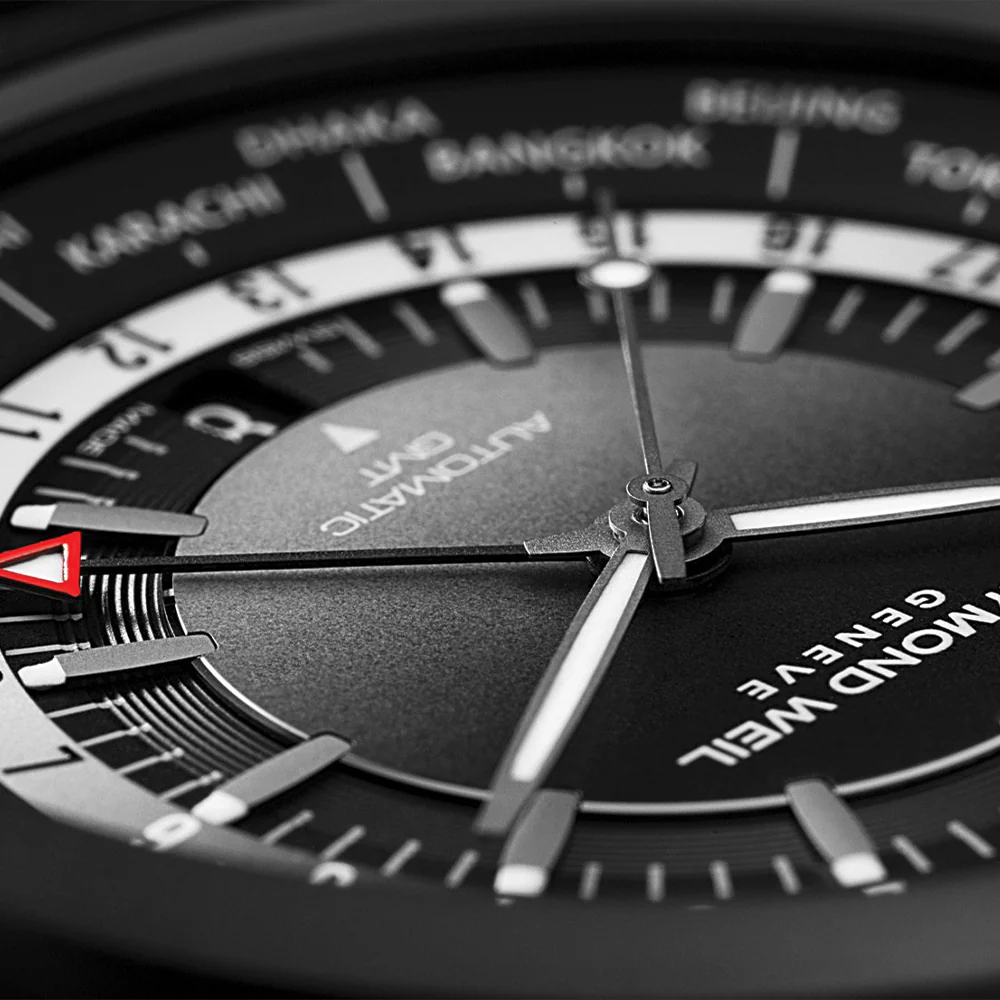 Freelancer GMT Worldtimer 40.5mm - Black on Leather Strap - Image 4
