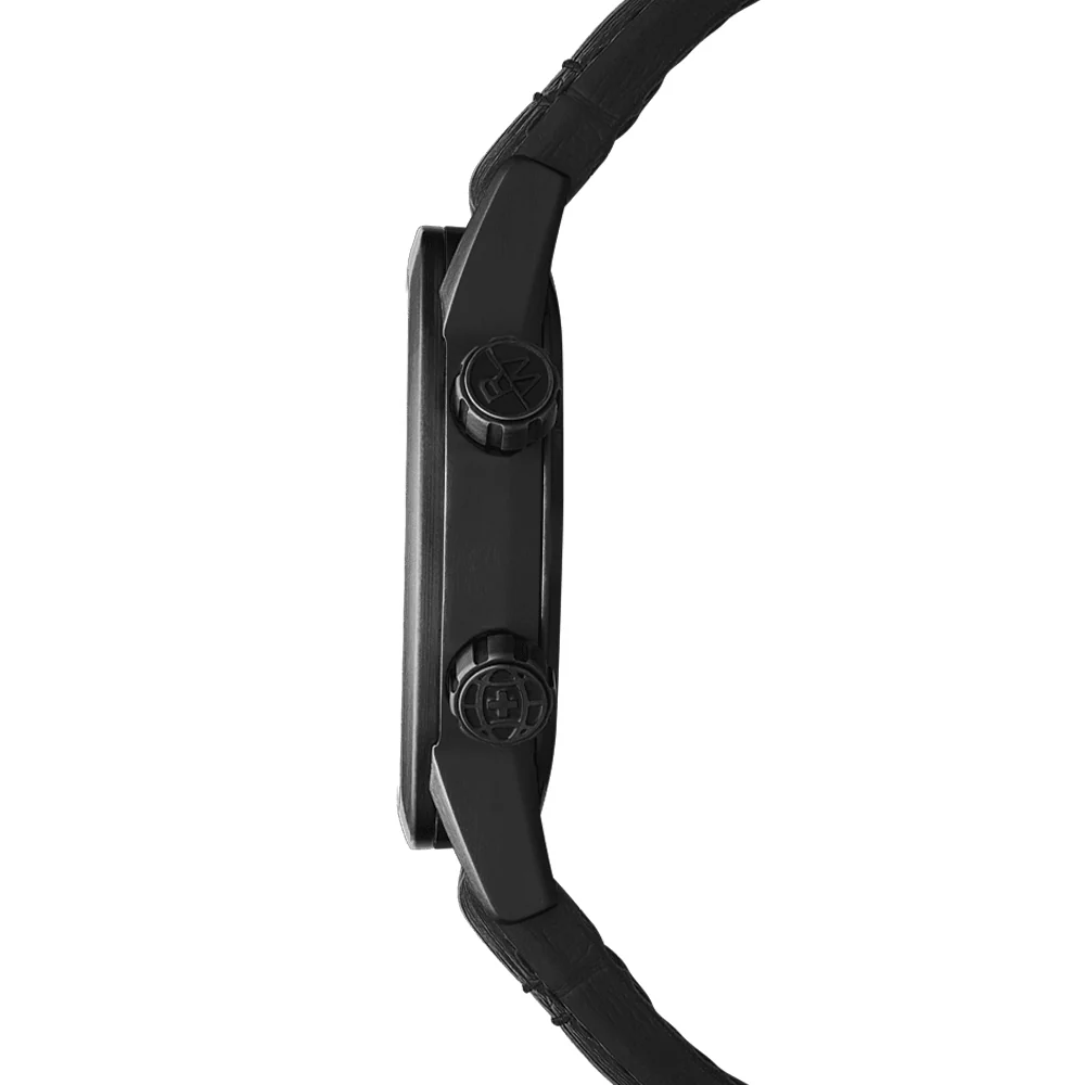 Freelancer GMT Worldtimer 40.5mm - Black on Leather Strap - Image 5