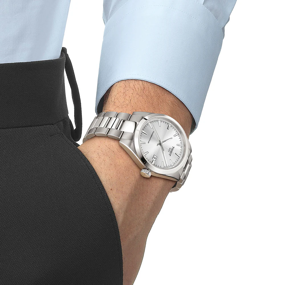 Gentleman 38mm - Silver on Bracelet - Image 3