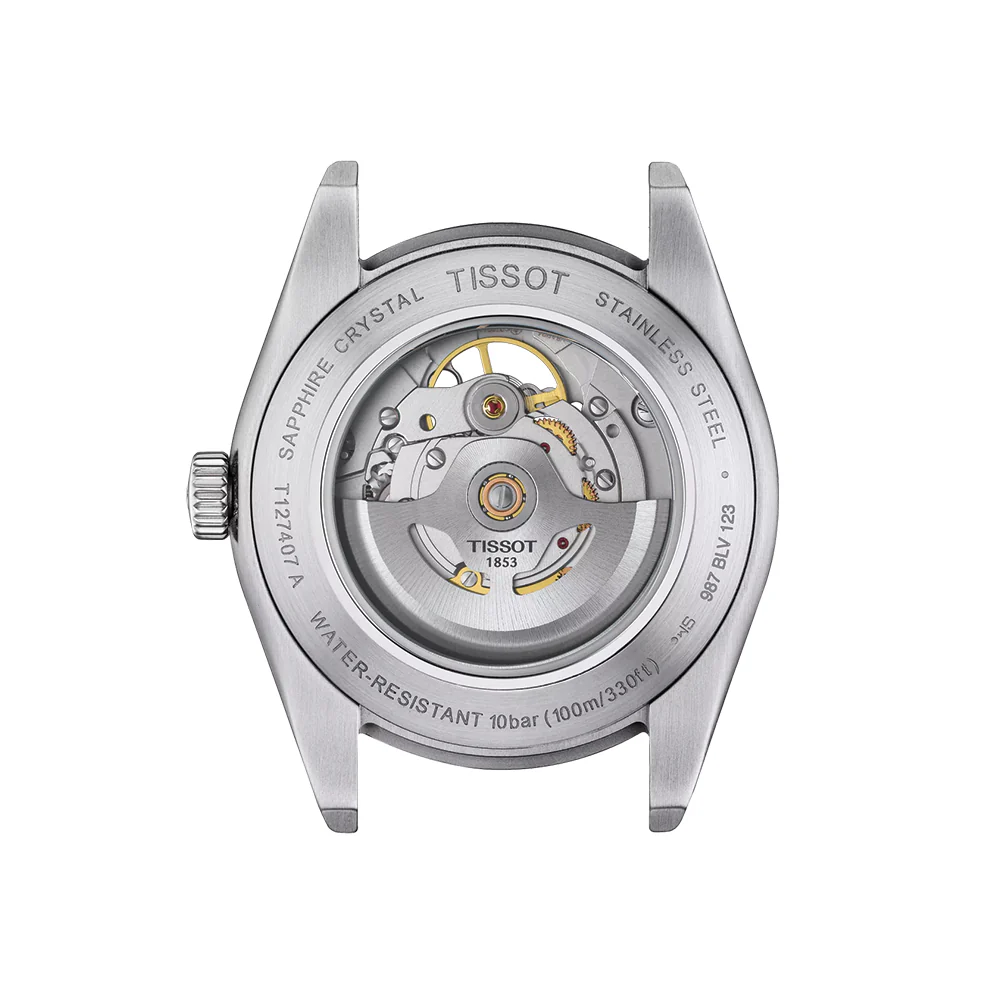 Gentleman Powermatic 80 Open Heart 40mm - Silver on Bracelet - Image 3