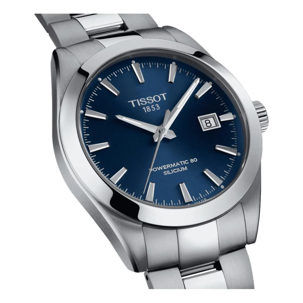 Gentleman Powermatic 80 Silicium 40mm - Blue on Bracelet - Image 5