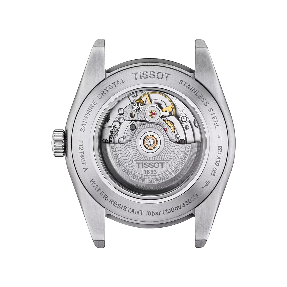 Gentleman Powermatic 80 Silicium 40mm - Green on Bracelet - Image 3