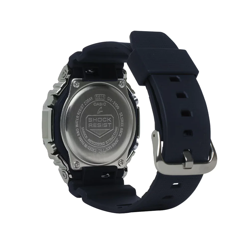 GM2100-1A 44.4mm - Grey on Rubber Strap - Image 7