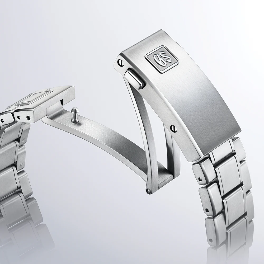 SLGB003 Evolution 9 Spring Drive UFA HI-Ti 37mm - Silver-Blue on Bracelet - Image 11