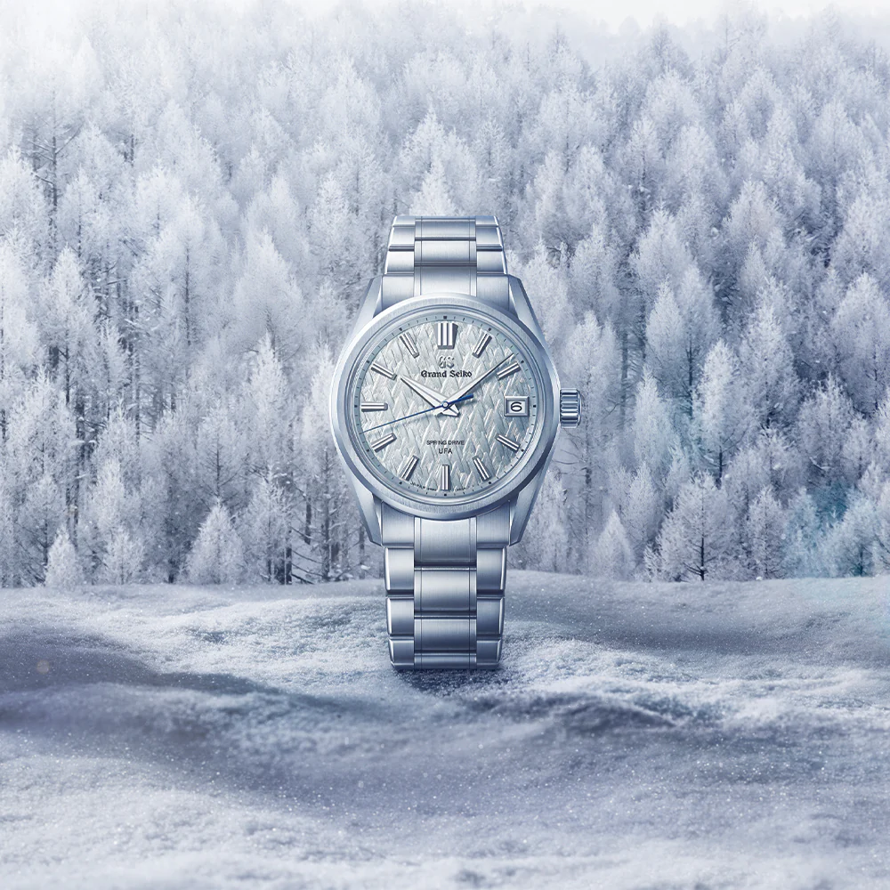 SLGB003 Evolution 9 Spring Drive UFA HI-Ti 37mm - Silver-Blue on Bracelet - Image 2