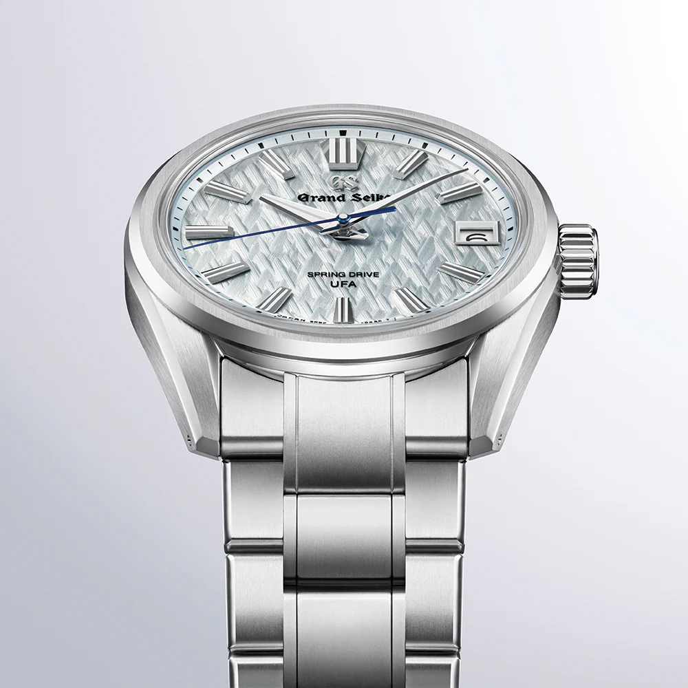 SLGB003 Evolution 9 Spring Drive UFA HI-Ti 37mm - Silver-Blue on Bracelet - Image 7