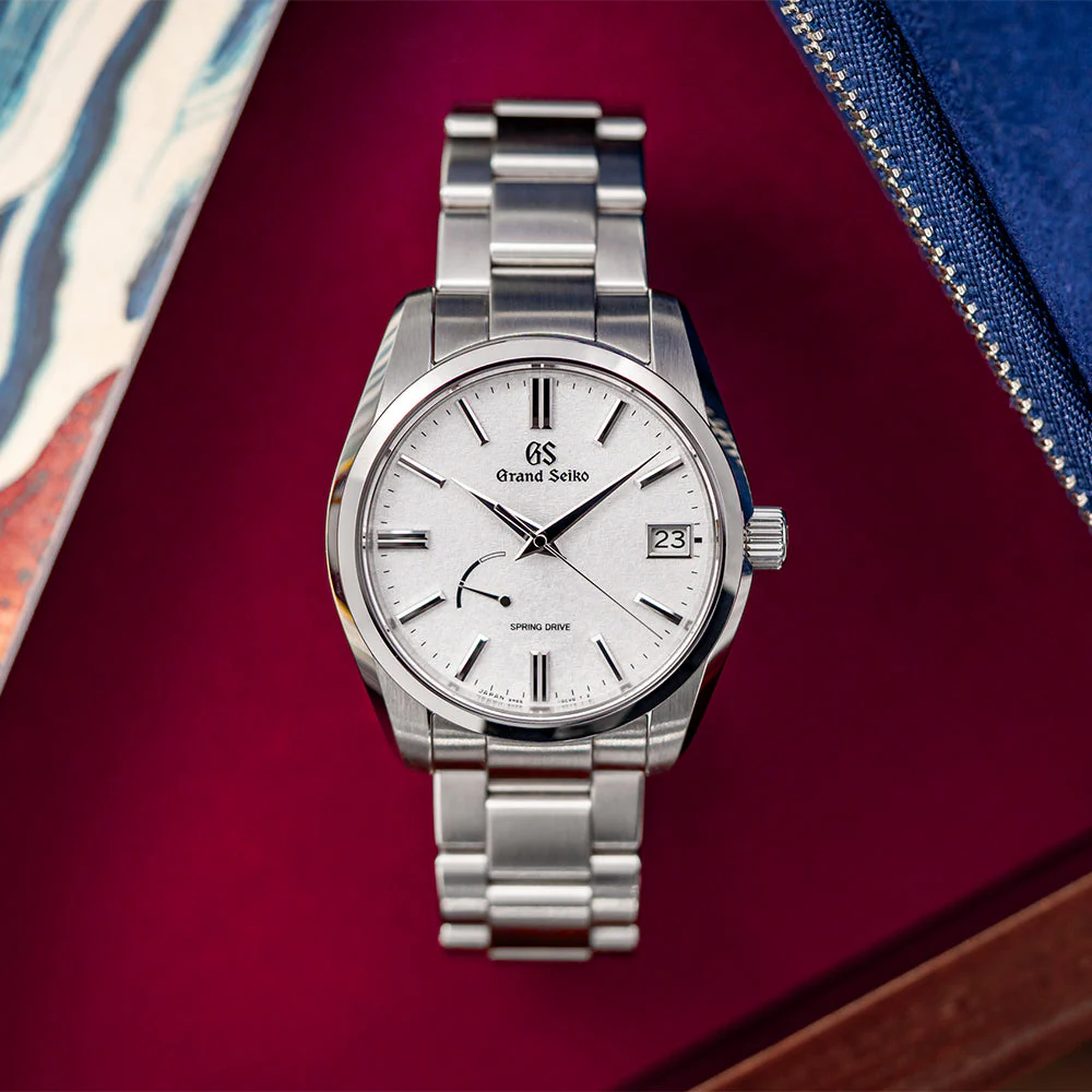 SBGA465 Heritage Automatic Spring Drive 40mm - "Frost" White on Bracelet - Image 3