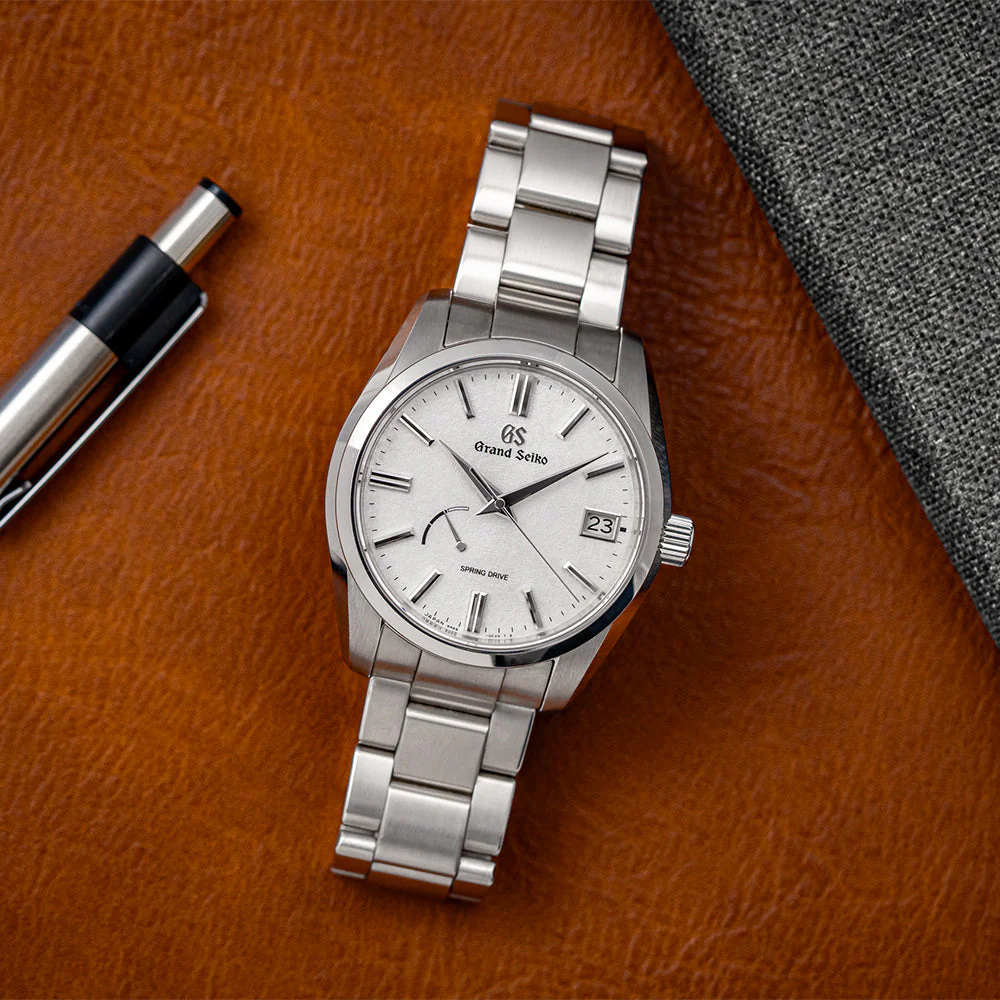 SBGA465 Heritage Automatic Spring Drive 40mm - "Frost" White on Bracelet - Image 4